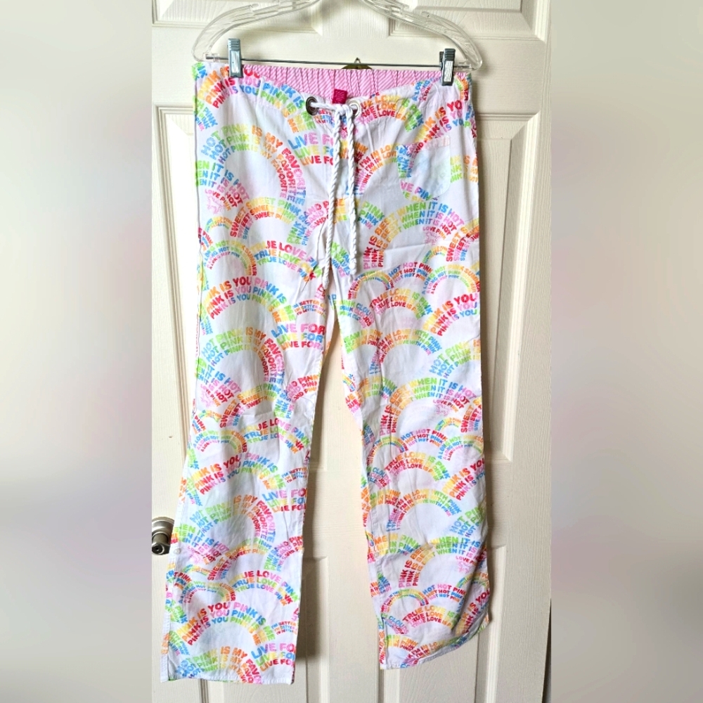 Victoria's Secret Colorful Lounge Pajama Pants In Small